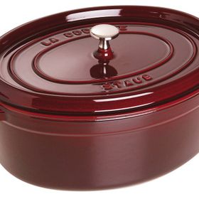 Staub 33 Cm Bordo Oval Döküm Tencere