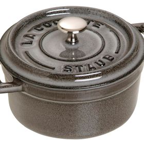 Staub 405001060 10 CM Yuvarlak Gri Mini Döküm Tencere