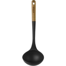 Staub 405031040 Silikon Çorba Kepçesi 30 cm Siyah