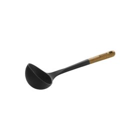 Staub 405031040 Silikon Çorba Kepçesi 30 cm Siyah