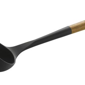 Staub 405031040 Silikon Çorba Kepçesi 30 cm Siyah