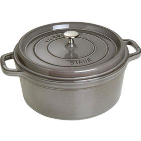 Staub 405093140 Gri 28 cm Yuvarlak Tencere