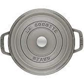 Staub 405093140 Gri 28 cm Yuvarlak Tencere