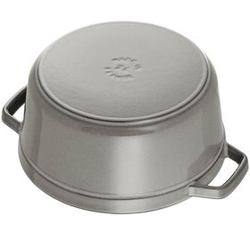 Staub 405093140 Gri 28 cm Yuvarlak Tencere
