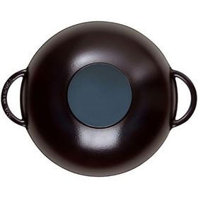 Staub 405093980 Siyah Döküm Wok Tava