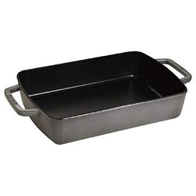 Staub 405103240 Döküm Demir Dikdötgen Fırın Kabı