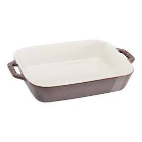 Staub 405118660 20x16 cm Antik Gri Seramik Fırın Kabı
