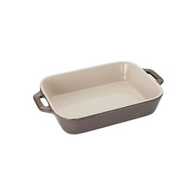 Staub 405118660 20x16 cm Antik Gri Seramik Fırın Kabı