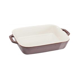 Staub 405118660 20x16 cm Antik Gri Seramik Fırın Kabı