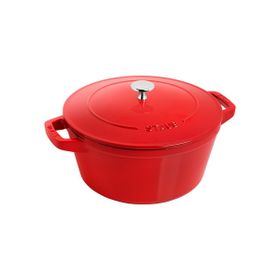 Staub B 24 cm Kiraz Derin Döküm Tencere