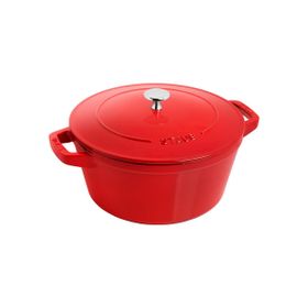 Staub B 24 cm Kiraz Derin Döküm Tencere