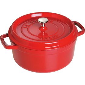 Staub B La Cocotte 24 cm Kırmızı Yuvarlak Döküm Tencere