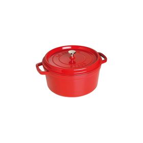 Staub B La Cocotte 24 cm Kırmızı Yuvarlak Döküm Tencere