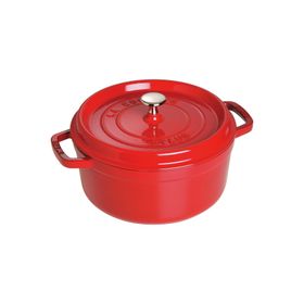 Staub B La Cocotte 24 cm Kırmızı Yuvarlak Döküm Tencere