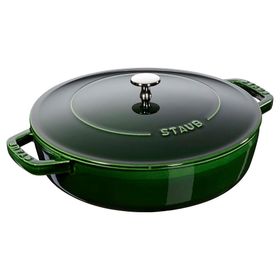 Staub Chistera Yağmur Efektli Kapaklı 24 cm Döküm Tencere