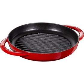 Staub Çift Kulplu Döküm Izgara Tava