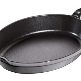 Staub Döküm 24 cm Graft Gri Oval Sahan