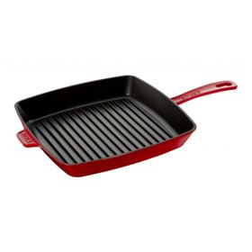 Staub Kırmızı 30x30 cm Döküm Izgara Tava