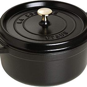 Staub La Cocotte 24 cm Siyah Döküm Tencere