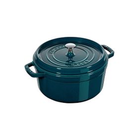Staub La Cocotte 28 cm Akdeniz Mavisi Döküm Tencere