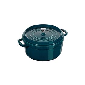 Staub La Cocotte 28 cm Akdeniz Mavisi Döküm Tencere