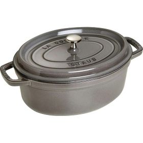 Staub La Cocotte Oval 3.2 lt Grafit Gri Döküm Tencere