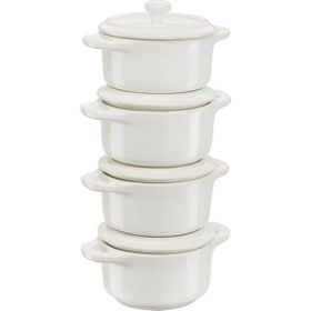 Staub Mini Cocotte Set 4'lü Yuvarlak Ceramic Tava Setleri