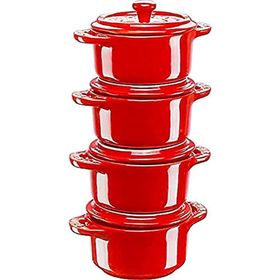 Staub Mini Cocotte Set 4'lü Yuvarlak Ceramic Tava Setleri