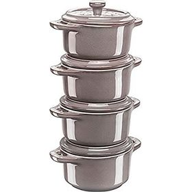 Staub Mini Cocotte Set 4'lü Yuvarlak Ceramic Tava Setleri