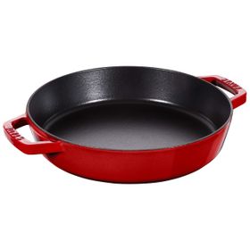 Staub POELE 2 ANSES CERISE 26 cm Döküm Izgara Tava
