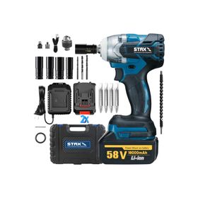 Staxx Power Germany BL Motor 58 V 10 Ah Çift Torq Somun Sıkma Sökme Bijon Matkap