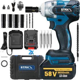 Staxx Power Germany BL Motor 58 V 10 Ah Çift Torq Somun Sıkma Sökme Bijon Matkap