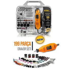 Staxx Power SUPER199 199 Parça 500W Devir Ayarlı Hobi Gravür Makinesi