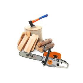 Staxx Power TT-58 4.3 HP 58 cm Benzinli Ağaç Odun Kesme Makinesi + Fiber Saplı Balta