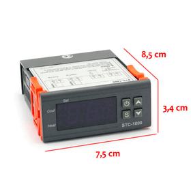 Stc STC-1000 LCD 5M Kablolu ProbluProb Termostat