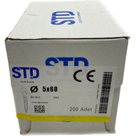 STD 5.0x60 200 Adet Sunta Vidası