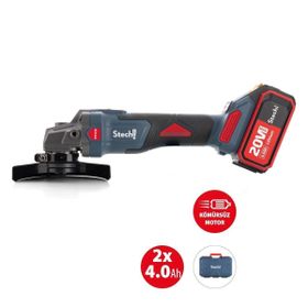 STECHEND SX44 2x4 Ah Akülü Avuç Taşlama Makinesi