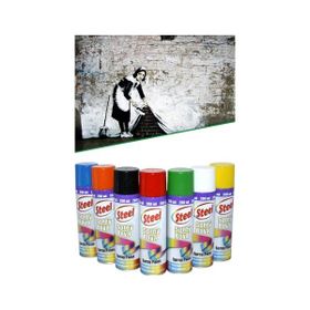 Steel 200 ml Sarı Sprey Boya