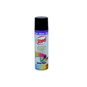 Steel 200 ml Siyah Sprey Boya