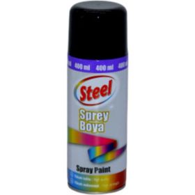 Steel 200 ml Siyah Sprey Boya