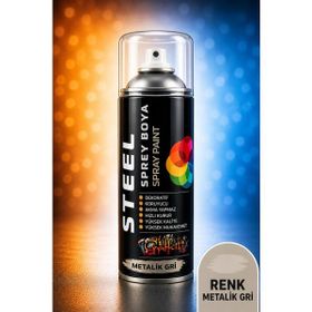 Steel Gri 400 ml Sprey Boya