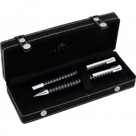Steelpen 1008 Active Siyah Dolma-Tükenmez Kalem Seti