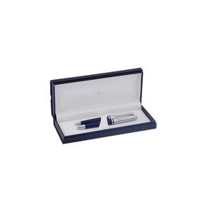Steelpen 2352 Mavi Krom Dolma-Tükenmez Kalem Seti