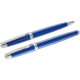 Steelpen 262 Mavi Krom Dolma-Tükenmez Kalem Seti