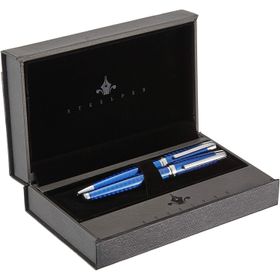 Steelpen 262 Mavi Krom Dolma-Tükenmez Kalem Seti
