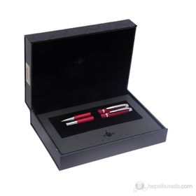 Steelpen 2714 World Bordo Dolma-Tükenmez Kalem Seti
