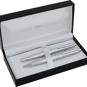 Steelpen 509 Galaxy Krom Dolma-Tükenmez Kalem Seti