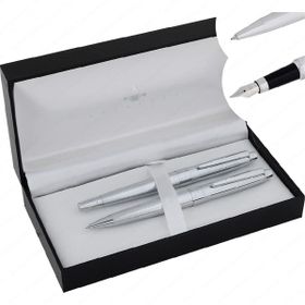 Steelpen 509 Galaxy Krom Dolma-Tükenmez Kalem Seti