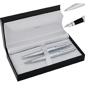 Steelpen 509 Galaxy Krom Dolma-Tükenmez Kalem Seti