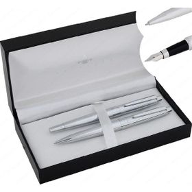 Steelpen 509 Galaxy Krom Dolma-Tükenmez Kalem Seti